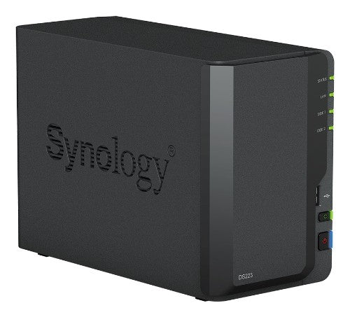 Synology DiskStation DS223 NAS Mini Tower Realtek RTD1619B 2 GB DDR4 24 TB HDD DiskStation Manager Black