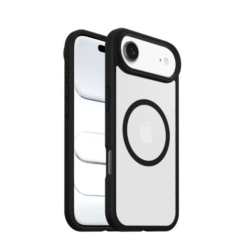 OtterBox React MagSafe Series for Apple iPhone Air, Black Crystal, transparent/black