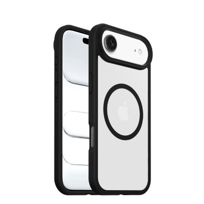 OtterBox React MagSafe Series for Apple iPhone Air, Black Crystal, transparent/black