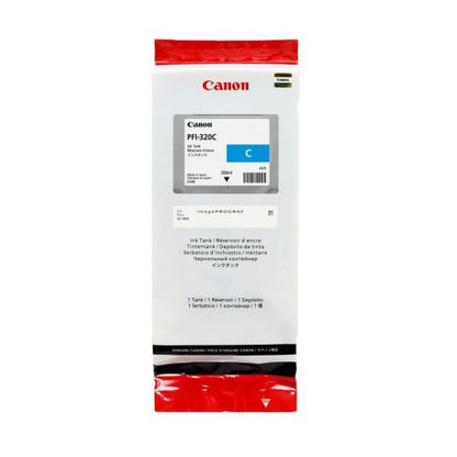 Canon 2891C001/PFI-320C Ink cartridge cyan 300ml for Canon IPF GP-200/TM-200/TM-255