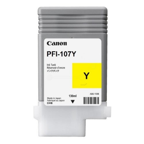 Canon 6708B001/PFI-107Y Ink cartridge yellow 130ml for Canon IPF 670/680