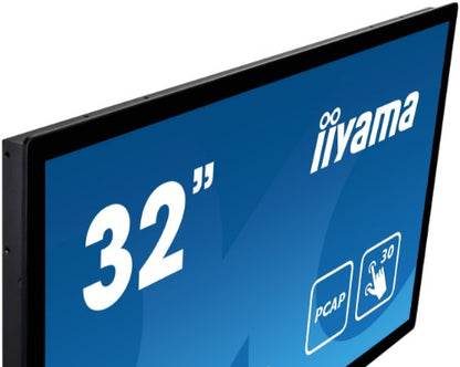 iiyama ProLite TF3215MC-B2 computer monitor 80 cm (31.5") 1920 x 1080 pixels Full HD LED Touchscreen Kiosk Black