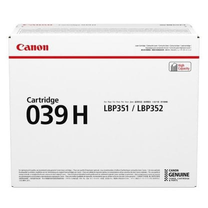 Canon 0288C001/039H Toner cartridge black high-capacity, 25K pages ISO/IEC 19752 for Canon LBP-351