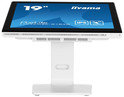 iiyama ProLite T1932MSC-W1SAG computer monitor 48.3 cm (19") 1280 x 1024 pixels Full HD LED Touchscreen Tabletop White