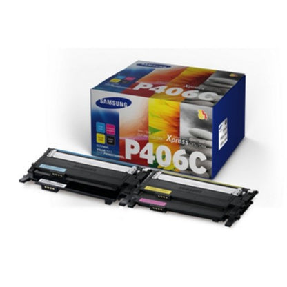 HP SU375A/CLT-P406C Toner Value-Kit (Bk,C,M,Y) 1500pg + 3x1000pg Pack=4 for Samsung CLP-360