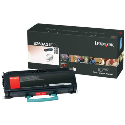 Lexmark E260A31E Toner black Project, 3.5K pages ISO/IEC 19752 for Lexmark E 260/360