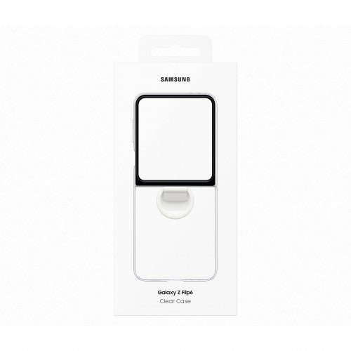 Samsung EF-QF741CTEGWW mobile phone case 17 cm (6.7") Cover Transparent