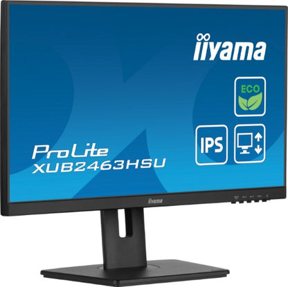 iiyama ProLite XUB2463HSU-B1 computer monitor 60.5 cm (23.8") 1920 x 1080 pixels Full HD LED Black
