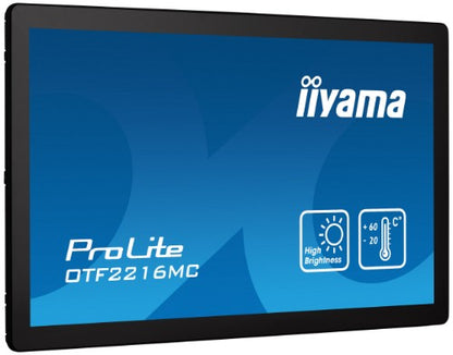 iiyama OTF2216MC-B1 computer monitor 54.6 cm (21.5") 1920 x 1080 pixels Full HD LCD Touchscreen Black