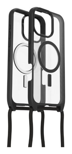 OtterBox React Necklace Series for MagSafe for iPhone 16 Pro Max, Black Crystal