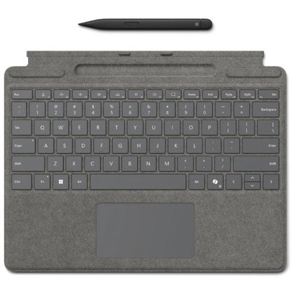 Microsoft Surface Pro Signature Keyboard w/ Slim Pen 2 QWERTY Microsoft Cover port Platinum
