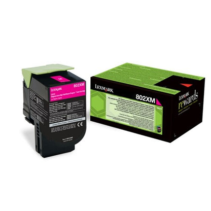 Lexmark 80C2XM0/802XM Toner-kit magenta extra High-Capacity return program, 4K pages ISO/IEC 19798 for Lexmark CX 510