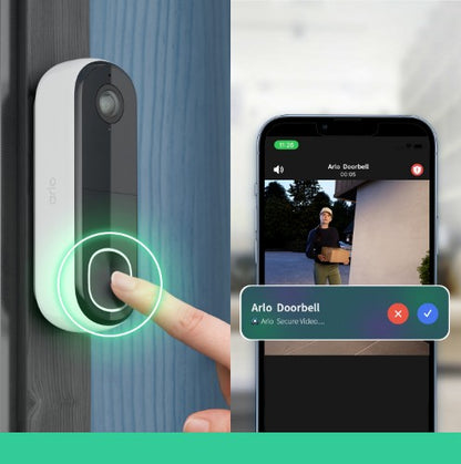 Arlo Essential Video Doorbell 2K & Chime