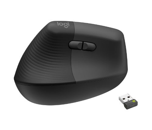 Logitech Lift Vertical Ergonomic Mouse for Business, Left