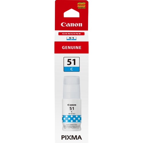Canon 4546C001/GI-51C Ink bottle cyan, 7.7K pages 70ml for Canon Pixma G 1520/1530/3590
