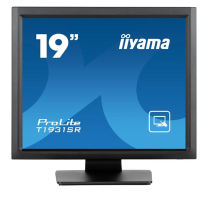 iiyama ProLite T1931SR-B1S computer monitor 48.3 cm (19") 1280 x 1024 pixels SXGA LCD Touchscreen Black
