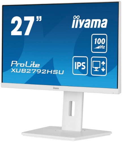 iiyama ProLite XUB2792HSU-W6 computer monitor 68.6 cm (27") 1920 x 1080 pixels Full HD LED White