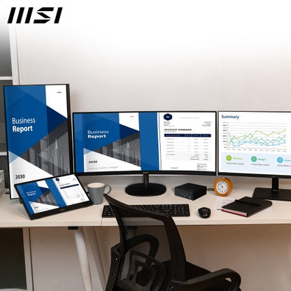 MSI Cubi NUC AI 1UMG Intel Core Ultra 7 155H, Barebone, NUC, SFF, Mini Computer, HTPC, (NO RAM, NO Storage, NO OS), Intel Graphics/DDR5/Dual ThunderBolt 4/Dual HDMI/Dual LAN/WiFi 6E/BT 5.3/VESA