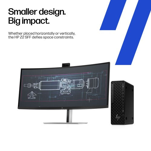 HP Z2 G1i Intel Core Ultra 7 265 32 GB DDR5-SDRAM 1 TB SSD Windows 11 Pro SFF Workstation AI Workstation, AI PC Black
