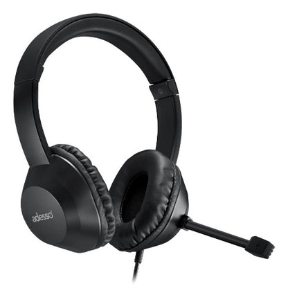 Adesso Xtream P7 Headset Wired Head-band Calls/Music USB Type-A Black