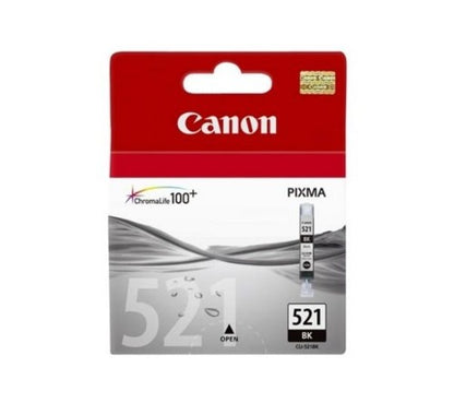 Canon 2933B001/CLI-521BK Ink cartridge foto black, 1.25K pages ISO/IEC 24711 690 Photos 9ml for Canon Pixma IP 3600/MP 980