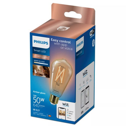 Philips Filament Bulb amber 7W (Eq.50W) ST64 E27