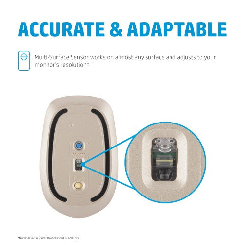 HP 410 Slim Silver Bluetooth Mouse