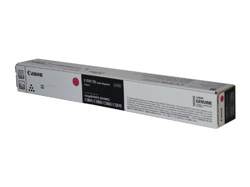 Canon 3765C002/C-EXV58M Toner magenta, 60K pages ISO/IEC 19752 for Canon IR DX C 5800