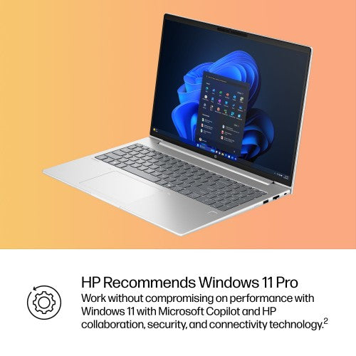 HP ProBook 4 G1i 16 inch Notebook AI PC Wolf Pro Security Edition Intel Core Ultra 5 225H 40.6 cm (16") Touchscreen WUXGA 16 GB DDR5-SDRAM 1 TB SSD Wi-Fi 7 (802.11be) Windows 11 Pro Silver