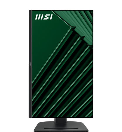 MSI PRO MP275PG 27 Inch Monitor, FHD (1920 x 1080), 100Hz, IPS, 1ms, 1x HDMI 1.4b, 1x DP 1.2a output, 1x D-Sub(VGA), Built-in Speakers, Anti-Glare, Anti-Flicker, Less Blue light, TÜV Certified, VESA, Kensington, 4-way adjustable stand, Black
