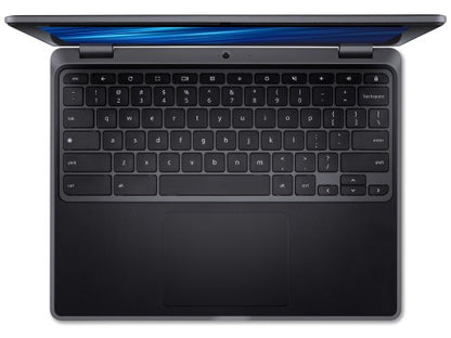 Acer Chromebook SPIN 512 R856TN-TCO 4GB/64GB Intel® N N100 30.5 cm (12") Touchscreen HD+ LPDDR5-SDRAM eMMC Wi-Fi 6E (802.11ax) ChromeOS Black
