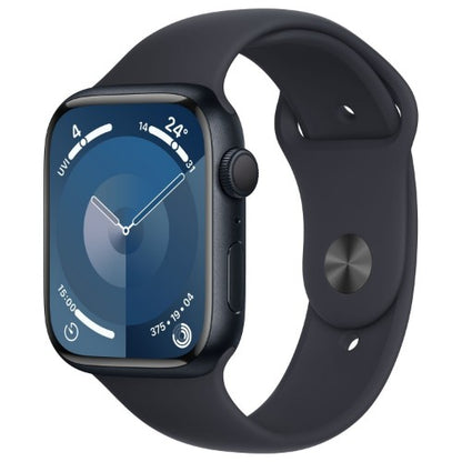 Apple Watch Series 9 GPS 41mm Midnight Aluminium Case w/ Midnight Sport Band - S/M