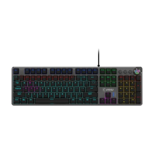 MSI FORGE GK310 RED UK keyboard Gaming USB QWERTY UK International Black