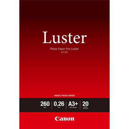 Canon LU-101 Luster Photo Paper Pro A3 Plus - 20 Sheets