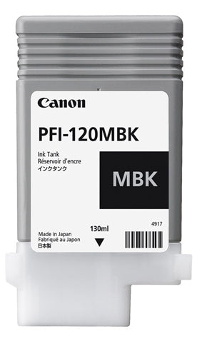 Canon 2884C001/PFI-120MBK Ink cartridge black matt 130ml for Canon IPF GP-200/TM-200/TM-255
