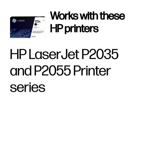 HP CE505A/05A Toner cartridge black, 2.3K pages ISO/IEC 19752 for HP LaserJet P 2035/2055
