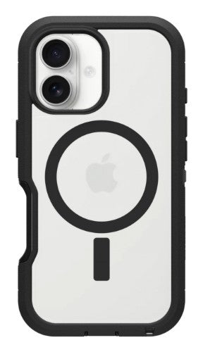 OtterBox Defender Series XT Clear for MagSafe for Apple iPhone 16, Dark Side