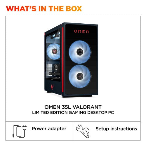 HP OMEN 35L Gaming GT16-0120na Intel® Core™ i7 i7-14700F 32 GB DDR5-SDRAM 1 TB SSD NVIDIA GeForce RTX 5060 Windows 11 Home Tower PC AI PC Black