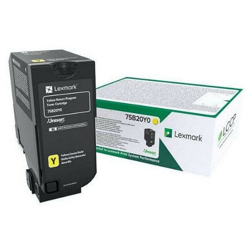 Lexmark 75B20Y0 Toner-kit yellow return program, 10K pages ISO/IEC 19752 for Lexmark CS 727