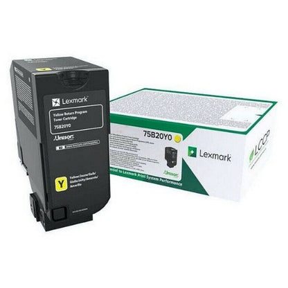 Lexmark 75B20Y0 Toner-kit yellow return program, 10K pages ISO/IEC 19752 for Lexmark CS 727