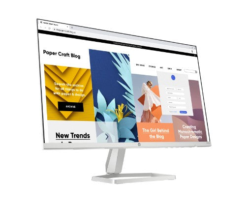 HP Series 5 23.8 inch FHD White Monitor - 524sw