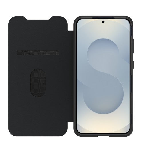 OtterBox React Folio Series for Samsung Galaxy S25+, transparent/black