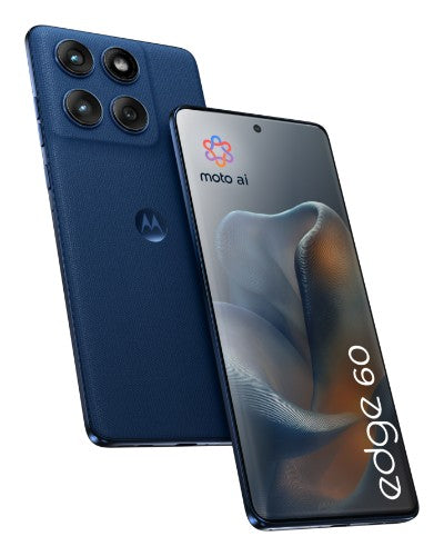 Motorola edge 60 16.9 cm (6.67") Dual SIM Android 15 5G USB Type-C 12 GB 512 GB 5200 mAh Blue