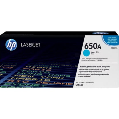 HP CE271A/650A Toner cartridge cyan, 15K pages ISO/IEC 19798 for HP CLJ CP 5525