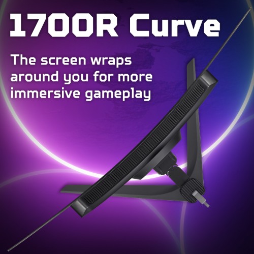 Acer Predator X32X curved QD-OLED gaming monitor - 31.5", QD-OLED, 1700R curve, 4K Ultra HD, 240Hz, 0.03ms, FreeSync Premium, DisplayHDR 400 True Black, HDMI, DP & USB-C
