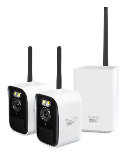 Swann MaxRanger4K™ Mini Long-Range Wireless Security System with 2 Cameras