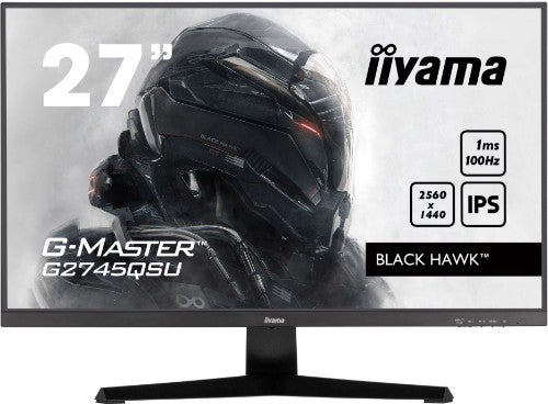 iiyama G-MASTER G2745QSU-B2 computer monitor 68.6 cm (27") 2560 x 1440 pixels Wide Quad HD LED Black
