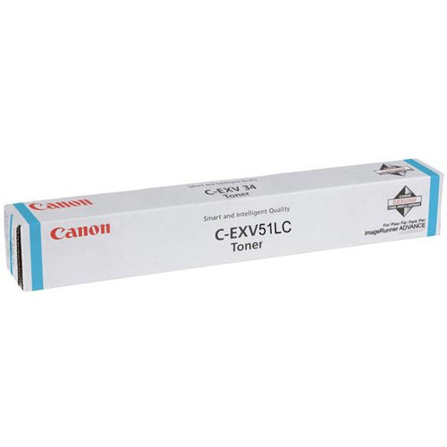 Canon 0485C002/C-EXV51LC Toner-kit cyan, 26K pages/5% for Canon IR-C 5535