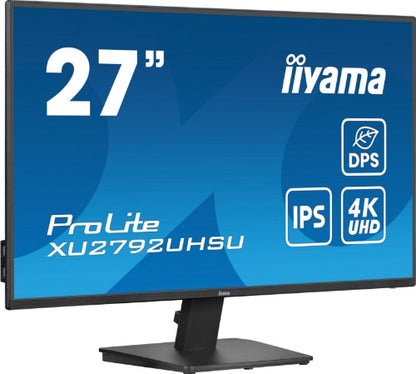 iiyama ProLite XU2792UHSU-B6 computer monitor 68.6 cm (27") 3840 x 2160 pixels 4K Ultra HD LED Black