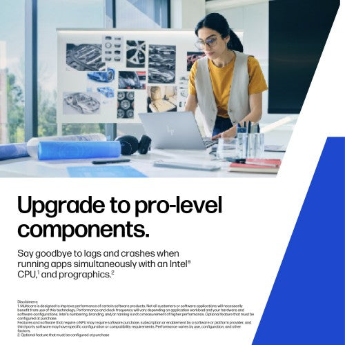 HP ZBook 8 G1i Wolf Pro Security Edition- Data Science Intel Core Ultra 7 255H Mobile workstation 40.6 cm (16") 2.5K 16 GB DDR5-SDRAM 512 GB SSD NVIDIA RTX 500 Ada Wi-Fi 7 (802.11be) Windows 11 Pro AI Workstation, AI PC Silver